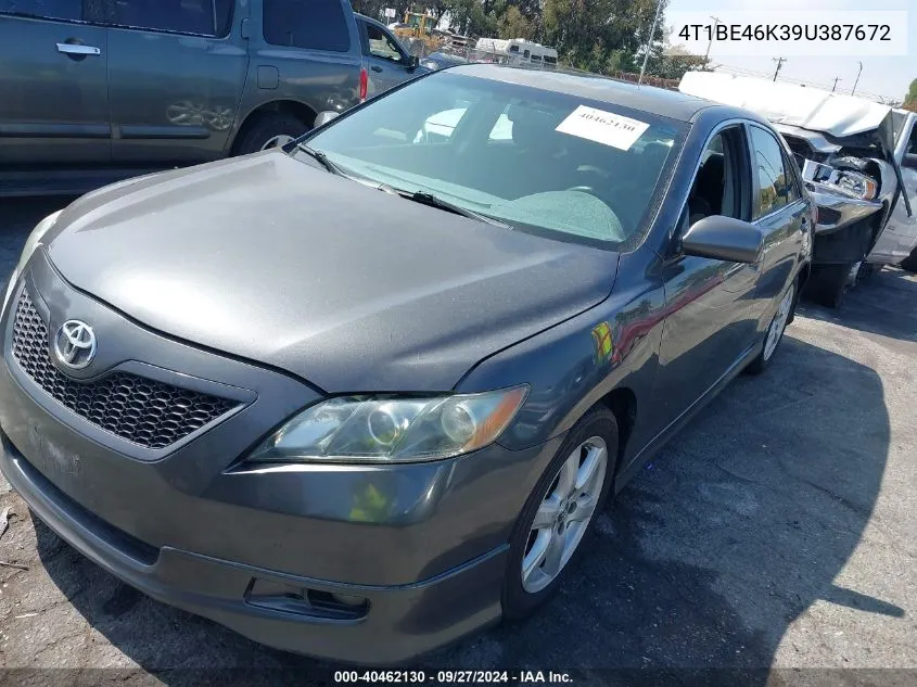 2009 Toyota Camry Se VIN: 4T1BE46K39U387672 Lot: 40462130