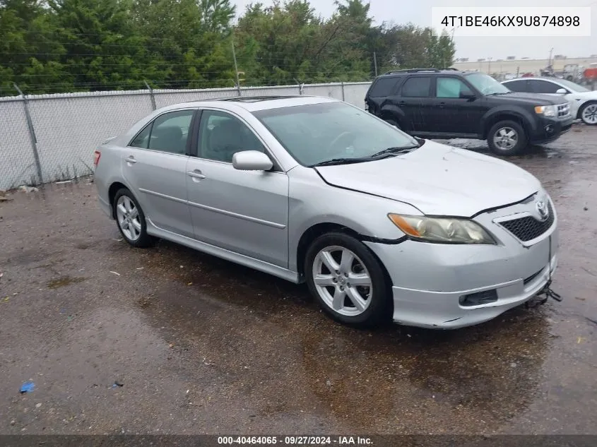 2009 Toyota Camry Se VIN: 4T1BE46KX9U874898 Lot: 40464065