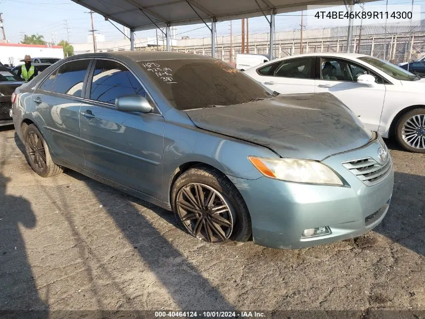 2009 Toyota Camry Se/Le/Xle VIN: 4T4BE46K89R114300 Lot: 40464124