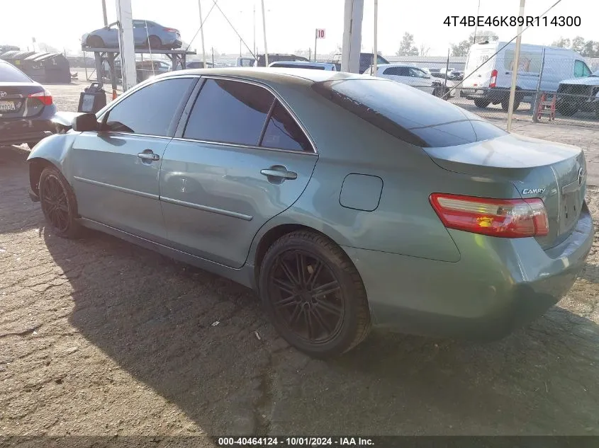 4T4BE46K89R114300 2009 Toyota Camry Se/Le/Xle