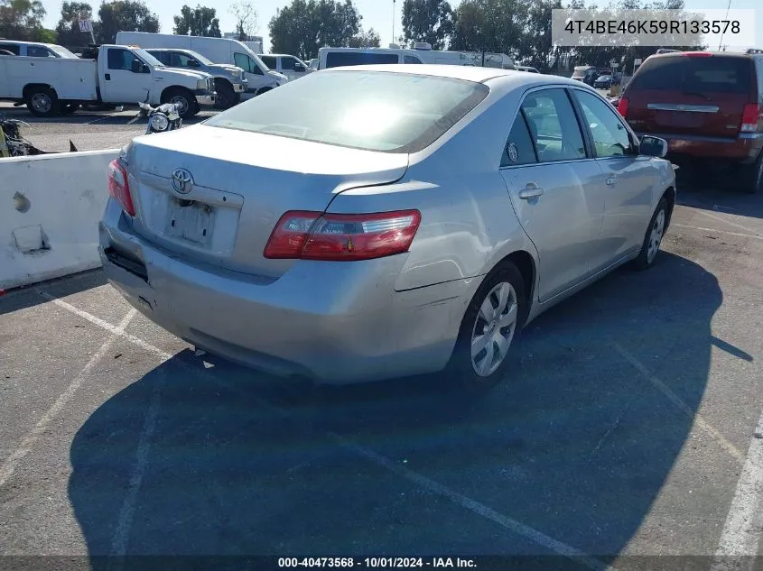 2009 Toyota Camry VIN: 4T4BE46K59R133578 Lot: 40473568