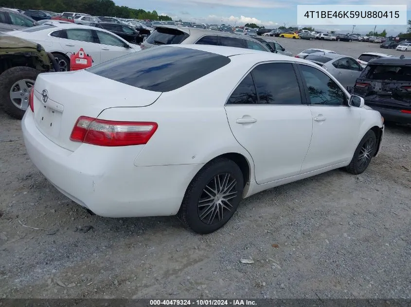 2009 Toyota Camry VIN: 4T1BE46K59U880415 Lot: 40479324