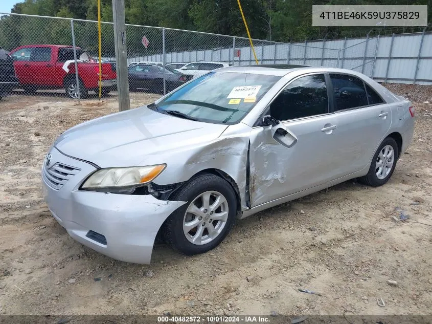 4T1BE46K59U375829 2009 Toyota Camry Le