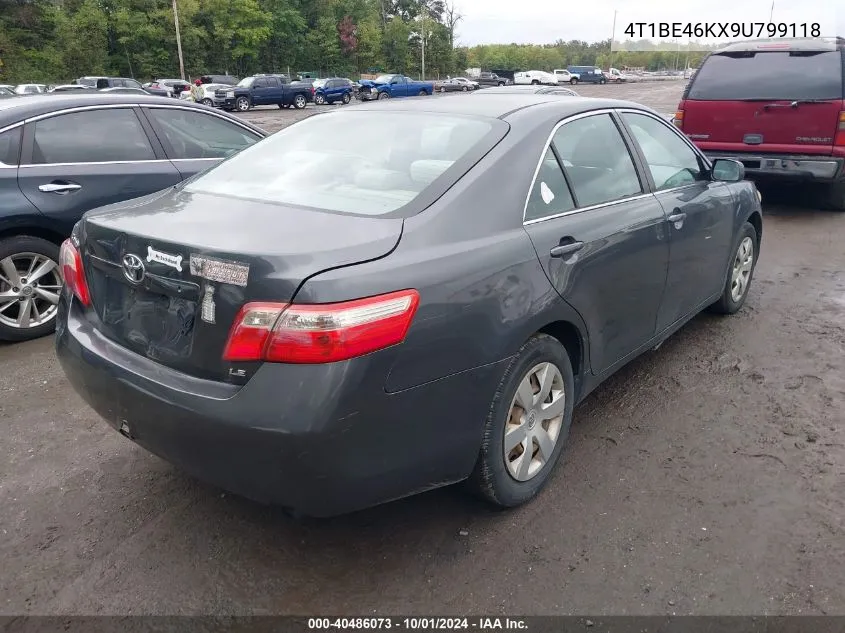 4T1BE46KX9U799118 2009 Toyota Camry Le