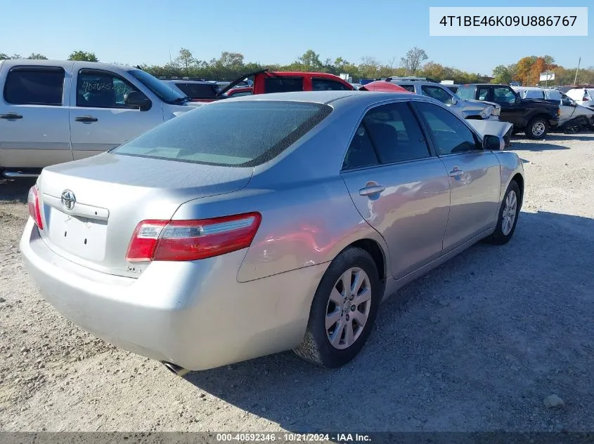 2009 Toyota Camry Xle VIN: 4T1BE46K09U886767 Lot: 40592346