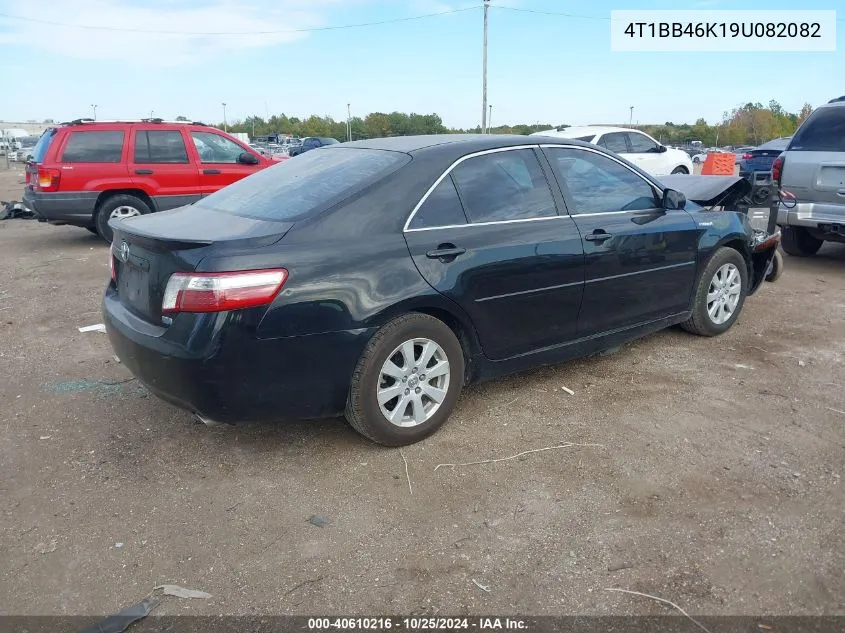 2009 Toyota Camry Hybrid VIN: 4T1BB46K19U082082 Lot: 40610216