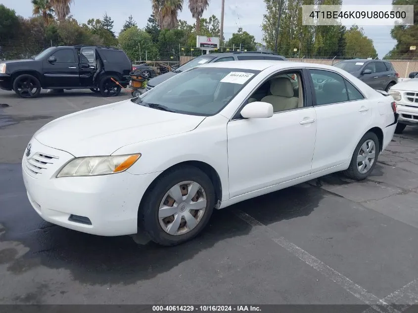 4T1BE46K09U806500 2009 Toyota Camry Le