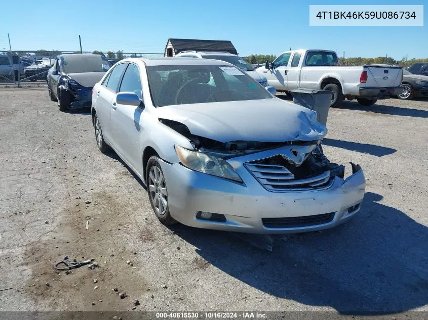 2009 Toyota Camry Xle V6 VIN: 4T1BK46K59U086734 Lot: 40615530