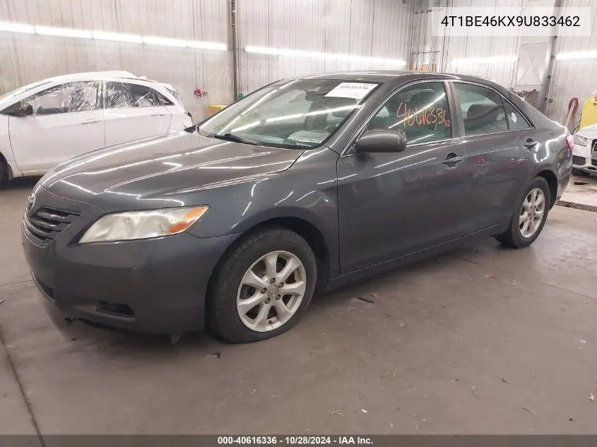 2009 Toyota Camry Le VIN: 4T1BE46KX9U833462 Lot: 40616336