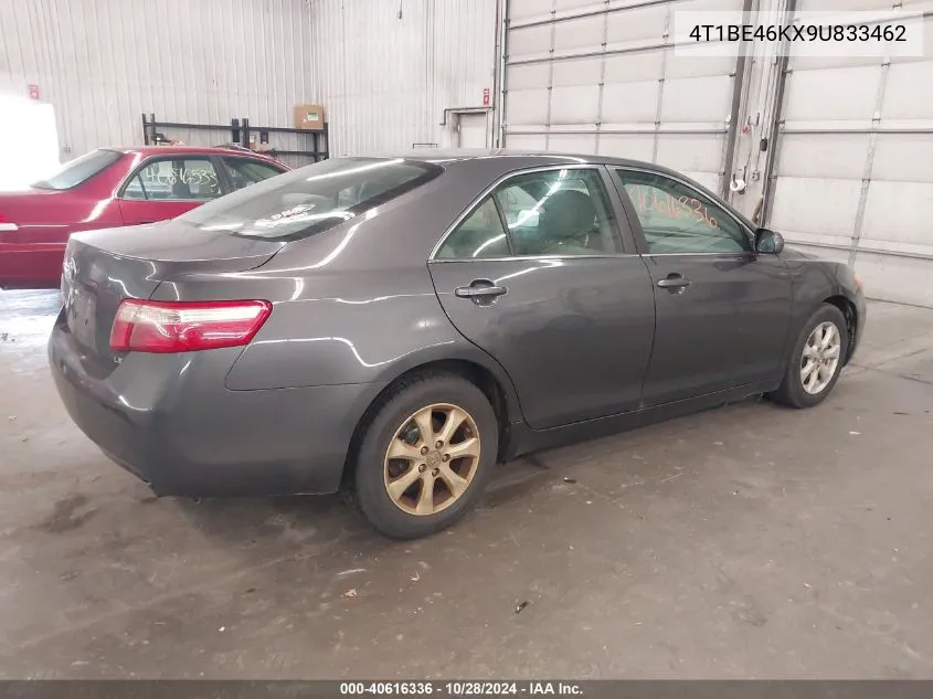 2009 Toyota Camry Le VIN: 4T1BE46KX9U833462 Lot: 40616336