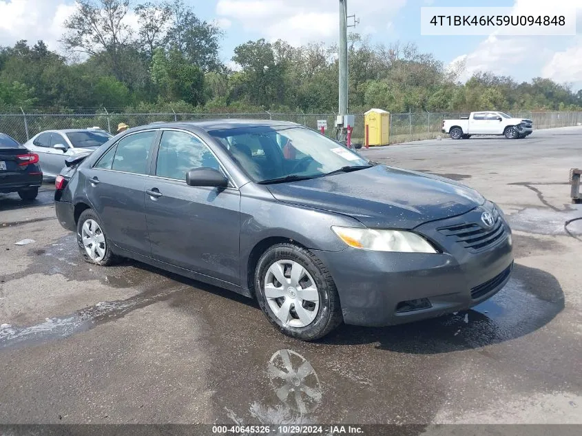 4T1BK46K59U094848 2009 Toyota Camry Le V6