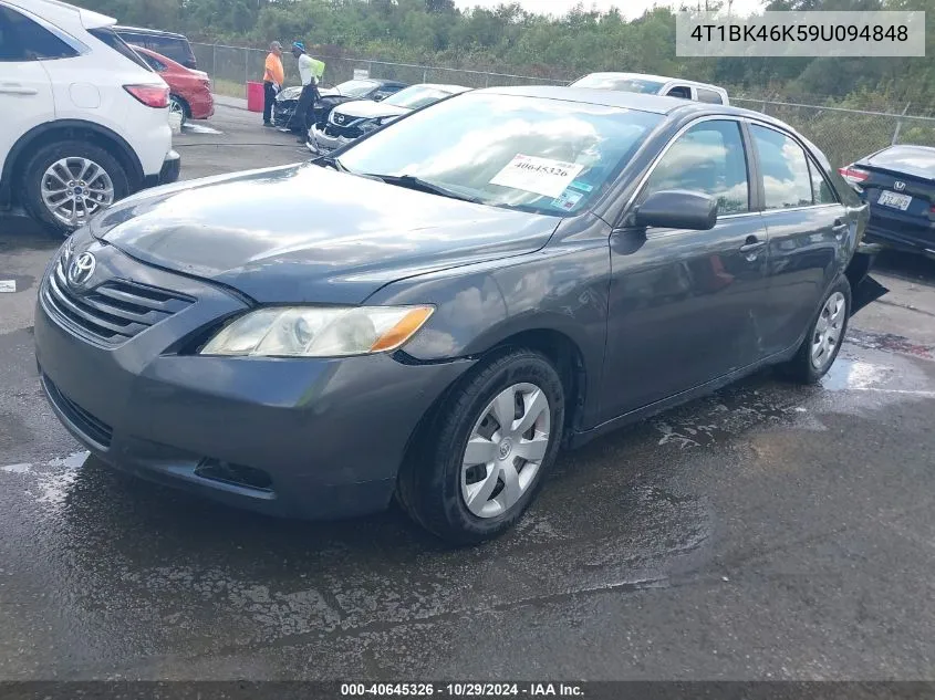 2009 Toyota Camry Le V6 VIN: 4T1BK46K59U094848 Lot: 40645326