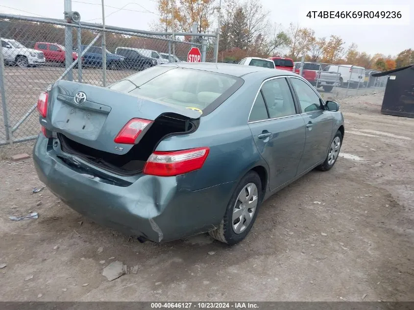 2009 Toyota Camry Le VIN: 4T4BE46K69R049236 Lot: 40646127