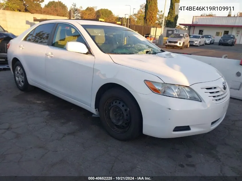 4T4BE46K19R109911 2009 Toyota Camry Le