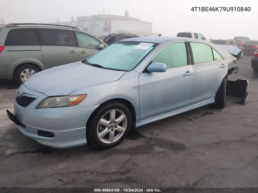 2009 Toyota Camry Se VIN: 4T1BE46K79U910840 Lot: 40654108