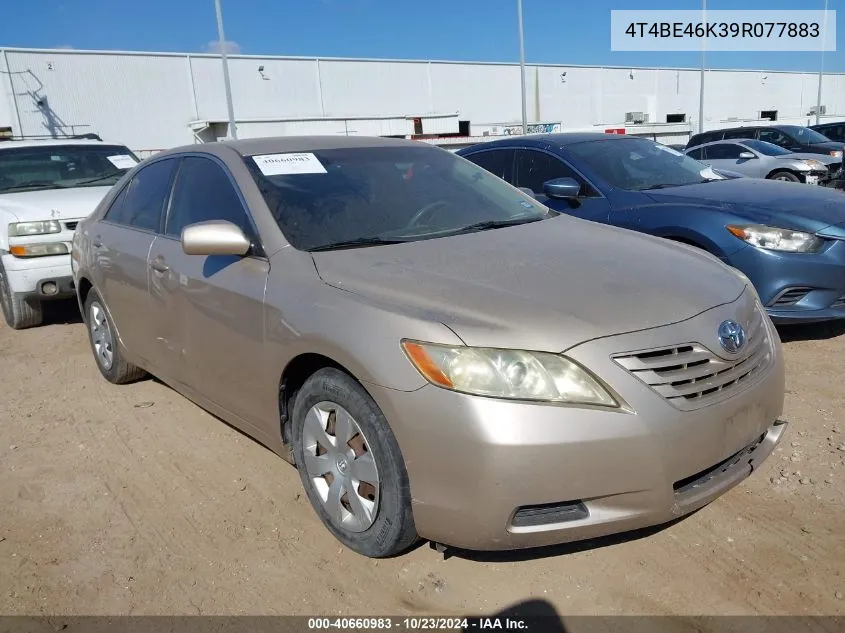 2009 Toyota Camry Le VIN: 4T4BE46K39R077883 Lot: 40660983