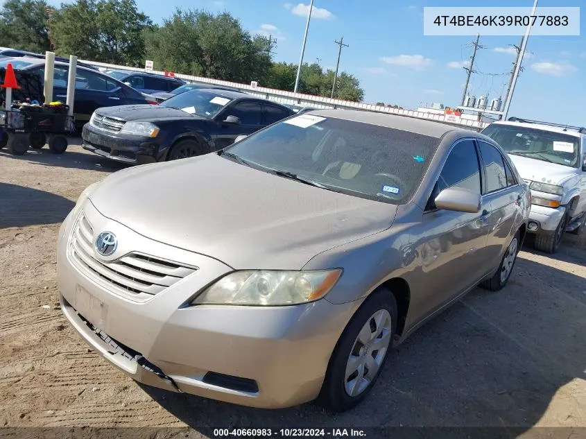 2009 Toyota Camry Le VIN: 4T4BE46K39R077883 Lot: 40660983