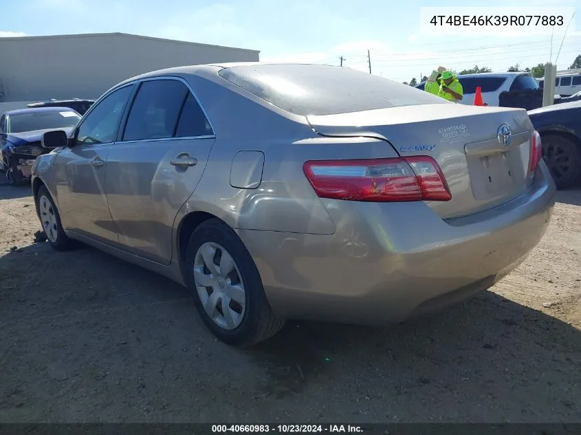 2009 Toyota Camry Le VIN: 4T4BE46K39R077883 Lot: 40660983