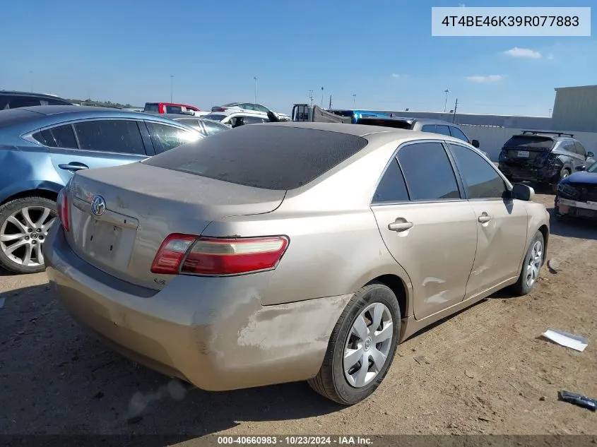 2009 Toyota Camry Le VIN: 4T4BE46K39R077883 Lot: 40660983