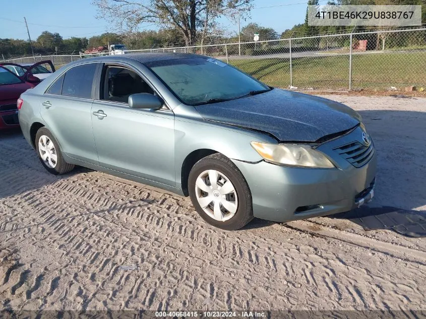 2009 Toyota Camry Le VIN: 4T1BE46K29U838767 Lot: 40668415