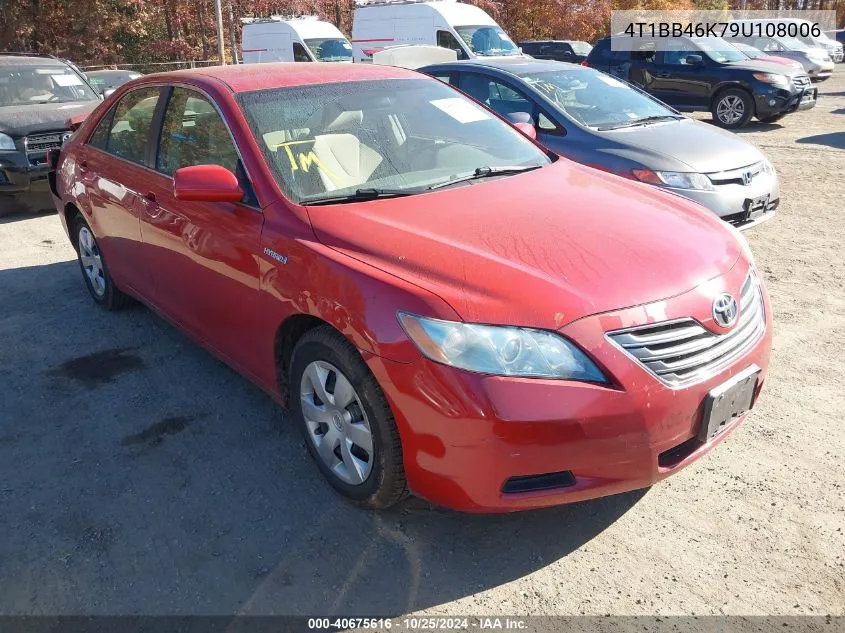 2009 Toyota Camry Hybrid VIN: 4T1BB46K79U108006 Lot: 40675616