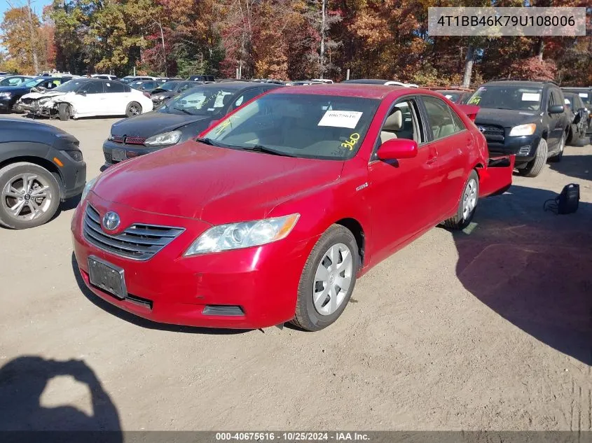 2009 Toyota Camry Hybrid VIN: 4T1BB46K79U108006 Lot: 40675616