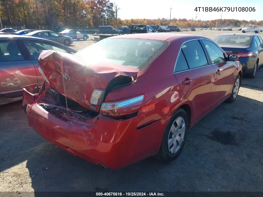 2009 Toyota Camry Hybrid VIN: 4T1BB46K79U108006 Lot: 40675616