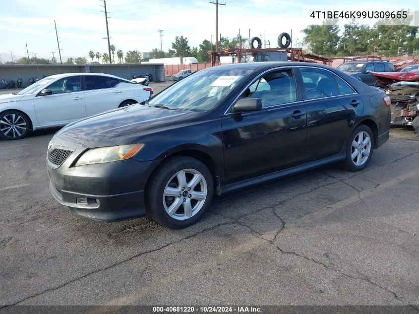 2009 Toyota Camry Se/Le/Xle VIN: 4T1BE46K99U309655 Lot: 40681220