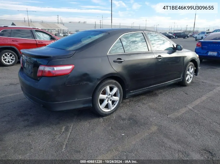 2009 Toyota Camry Se/Le/Xle VIN: 4T1BE46K99U309655 Lot: 40681220