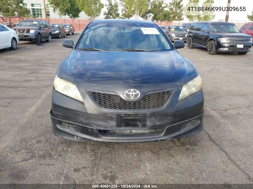 2009 Toyota Camry Se/Le/Xle VIN: 4T1BE46K99U309655 Lot: 40681220