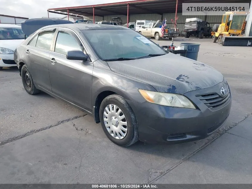 2009 Toyota Camry Le VIN: 4T1BE46K59U845194 Lot: 40681806