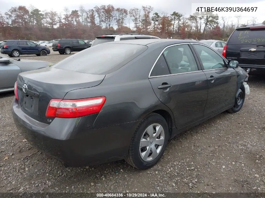 4T1BE46K39U364697 2009 Toyota Camry Le