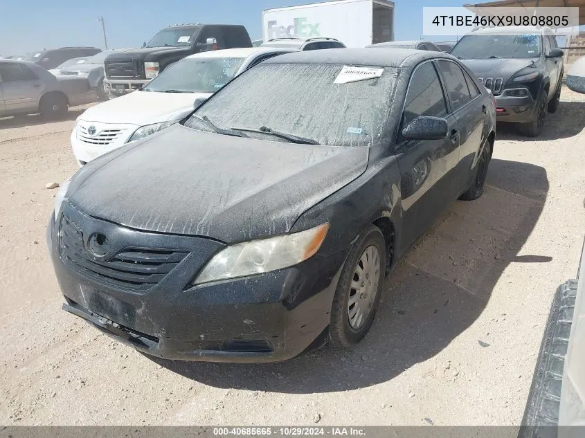 2009 Toyota Camry Le VIN: 4T1BE46KX9U808805 Lot: 40685665