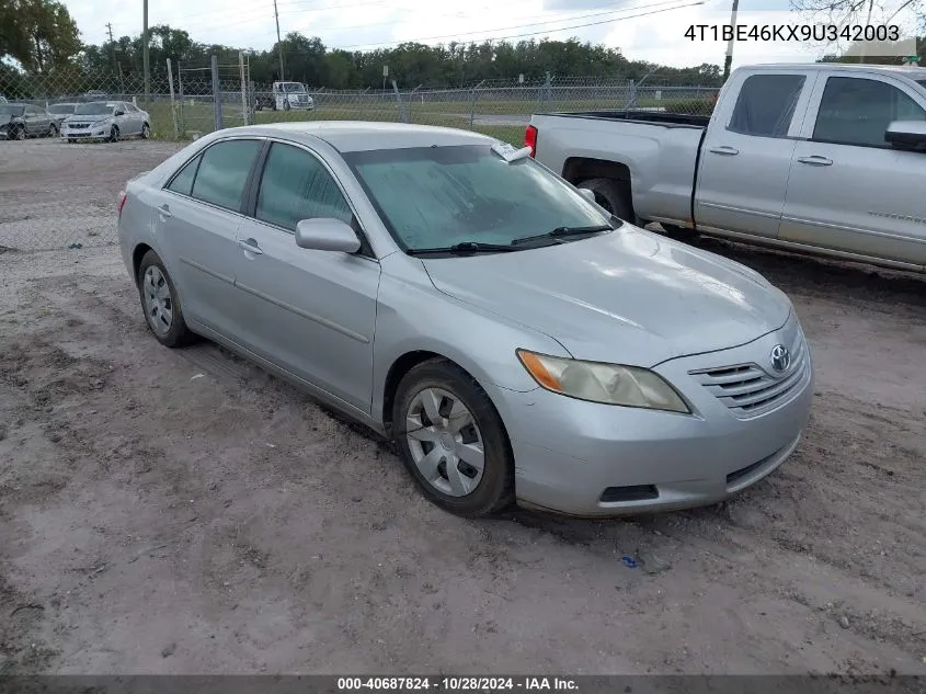 2009 Toyota Camry Se/Le/Xle VIN: 4T1BE46KX9U342003 Lot: 40687824