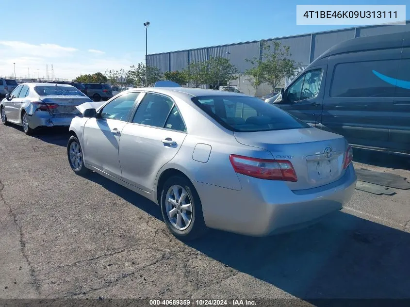 2009 Toyota Camry Le VIN: 4T1BE46K09U313111 Lot: 40689359