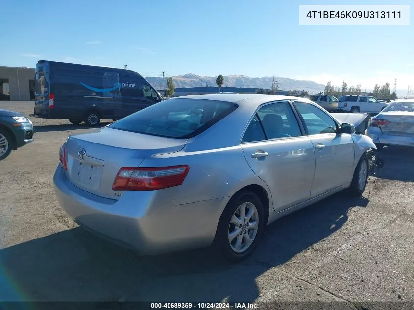 2009 Toyota Camry Le VIN: 4T1BE46K09U313111 Lot: 40689359