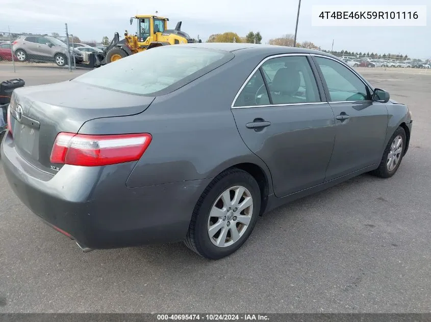 2009 Toyota Camry Xle VIN: 4T4BE46K59R101116 Lot: 40695474