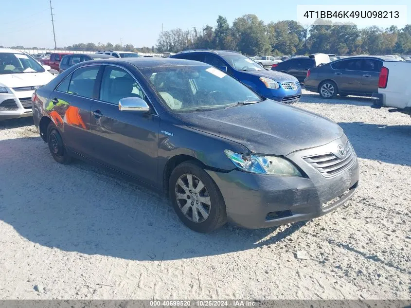 2009 Toyota Camry Hybrid VIN: 4T1BB46K49U098213 Lot: 40699520