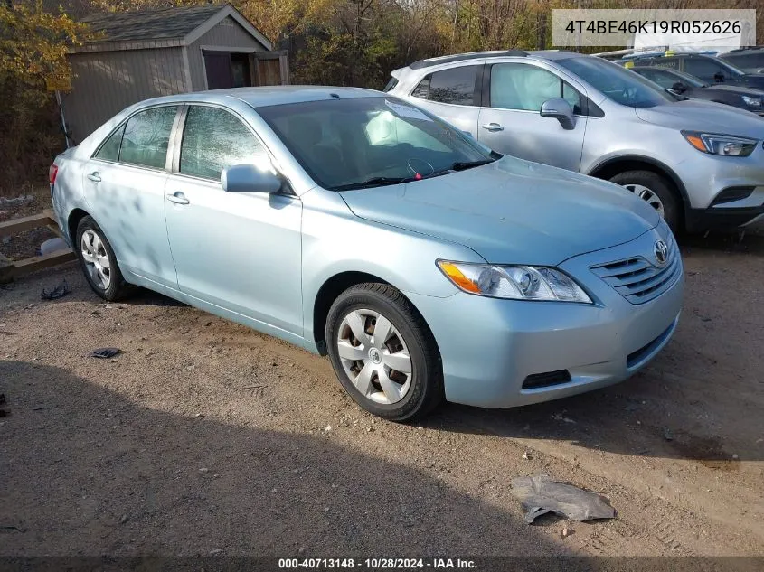 2009 Toyota Camry Le VIN: 4T4BE46K19R052626 Lot: 40713148