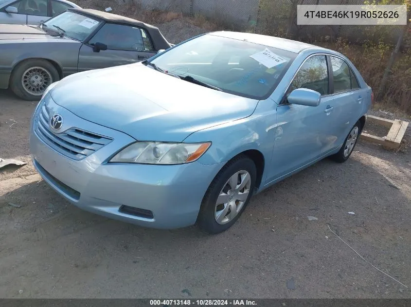 4T4BE46K19R052626 2009 Toyota Camry Le