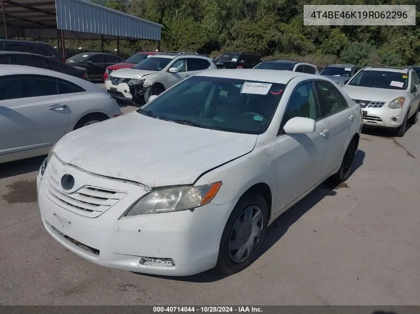 2009 Toyota Camry Le VIN: 4T4BE46K19R062296 Lot: 40714044