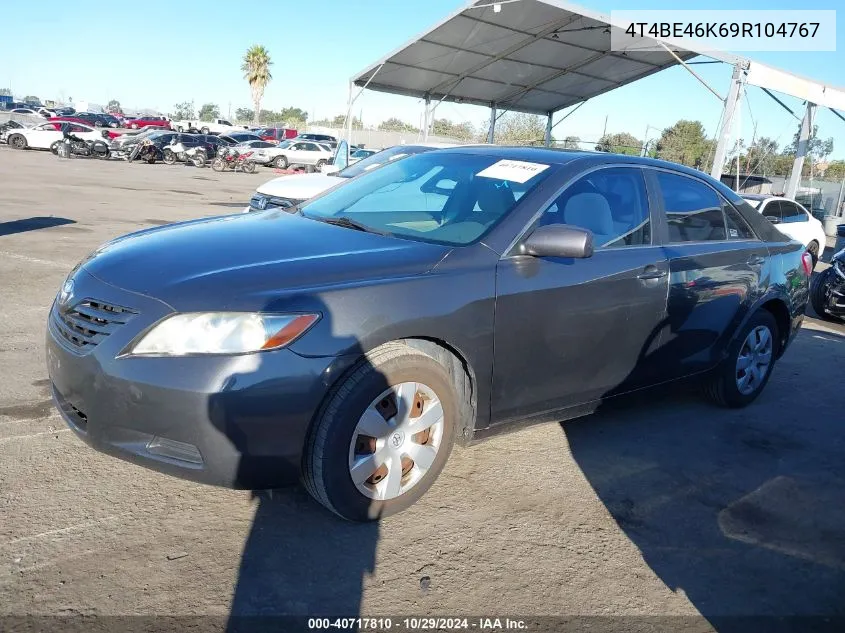 2009 Toyota Camry Le VIN: 4T4BE46K69R104767 Lot: 40717810