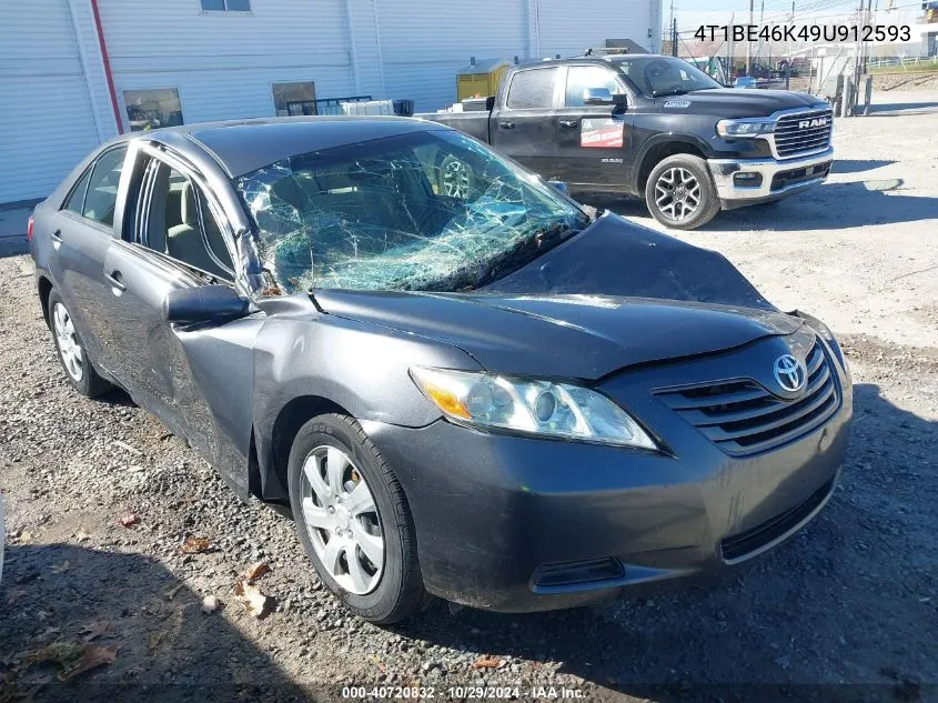 2009 Toyota Camry Le VIN: 4T1BE46K49U912593 Lot: 40720832