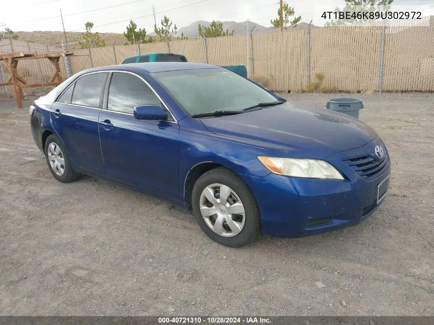 2009 Toyota Camry Le VIN: 4T1BE46K89U302972 Lot: 40721310