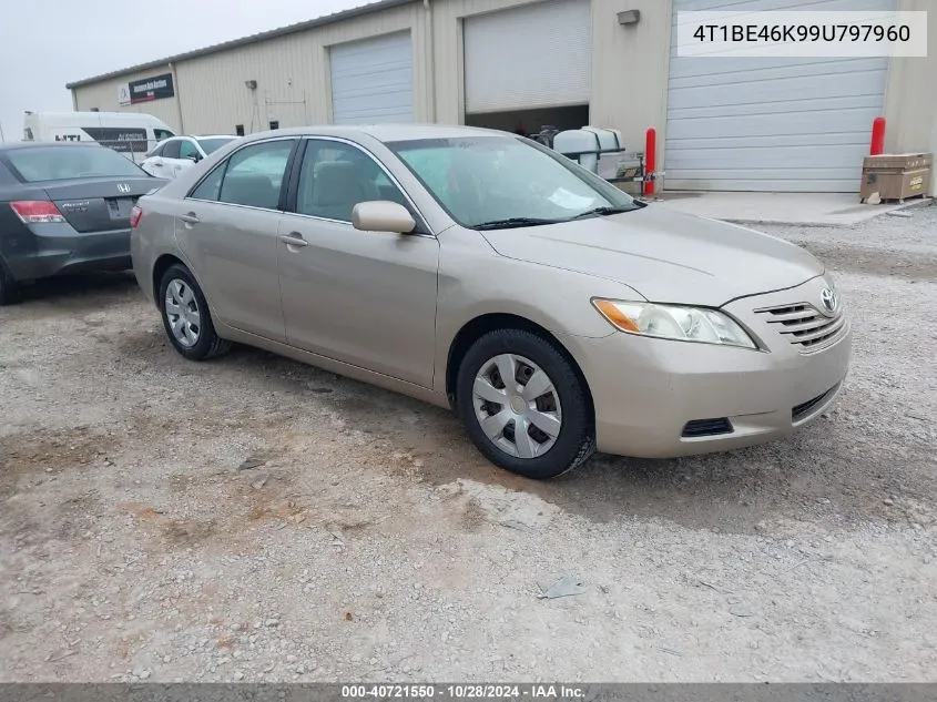 2009 Toyota Camry Le VIN: 4T1BE46K99U797960 Lot: 40721550