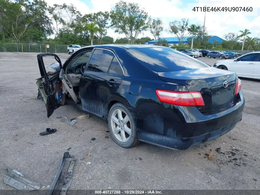 2009 Toyota Camry Se VIN: 4T1BE46K49U907460 Lot: 40727288