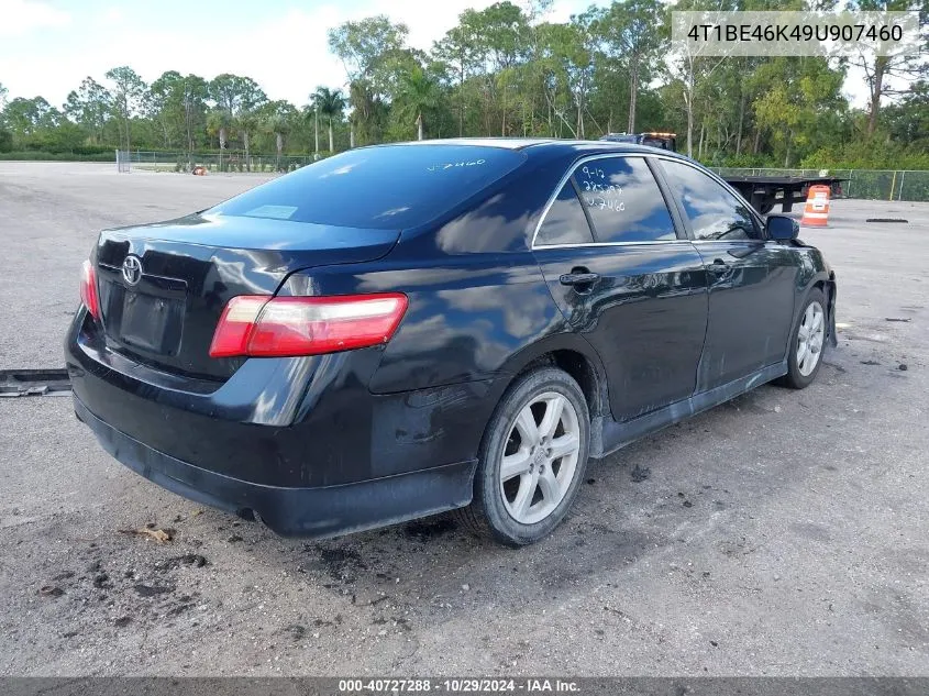 2009 Toyota Camry Se VIN: 4T1BE46K49U907460 Lot: 40727288