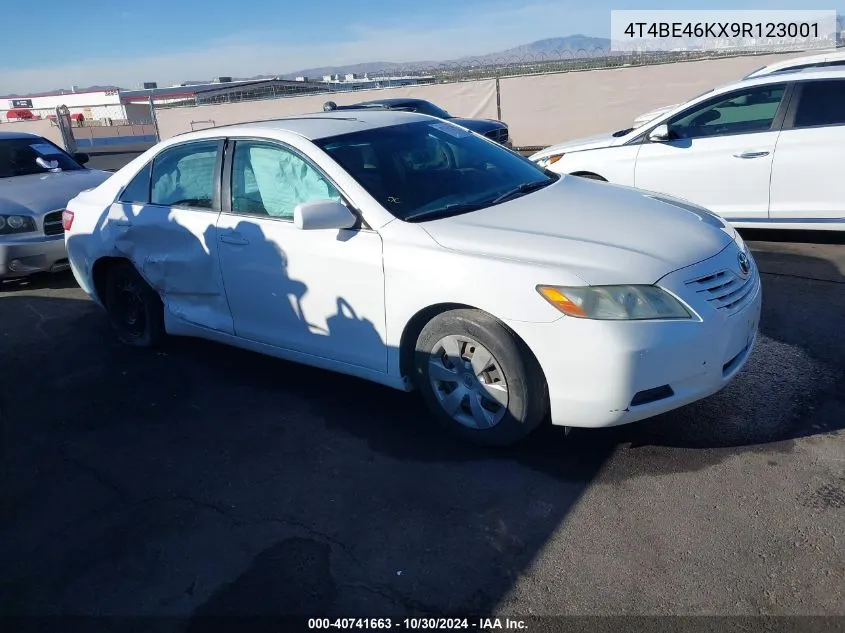 2009 Toyota Camry VIN: 4T4BE46KX9R123001 Lot: 40741663