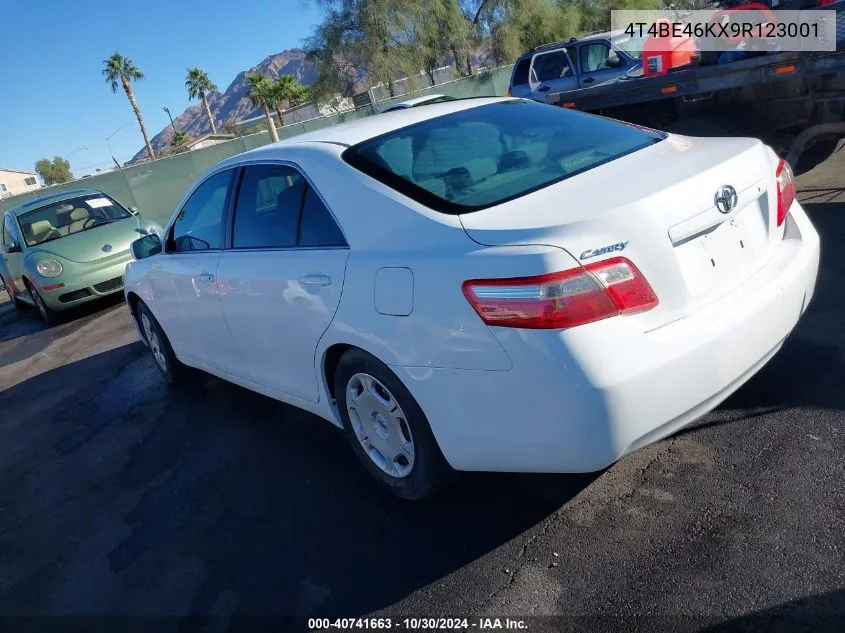 2009 Toyota Camry VIN: 4T4BE46KX9R123001 Lot: 40741663