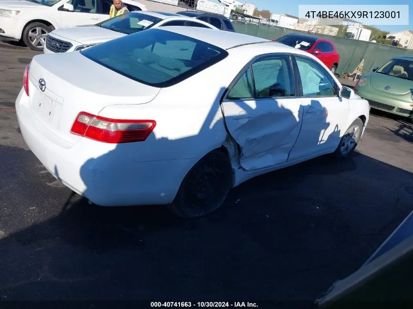 2009 Toyota Camry VIN: 4T4BE46KX9R123001 Lot: 40741663